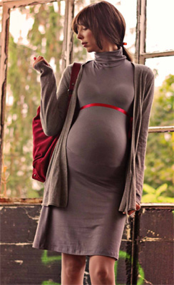 nouvelle robe de grossesse hiver pour femme enceinte
